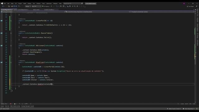 ASP.Net MVC - C# - Sistema de Cadastro de Contatos - Video - 03 Cadastro de Contatos - EF SQL Serve смотреть онлайн
