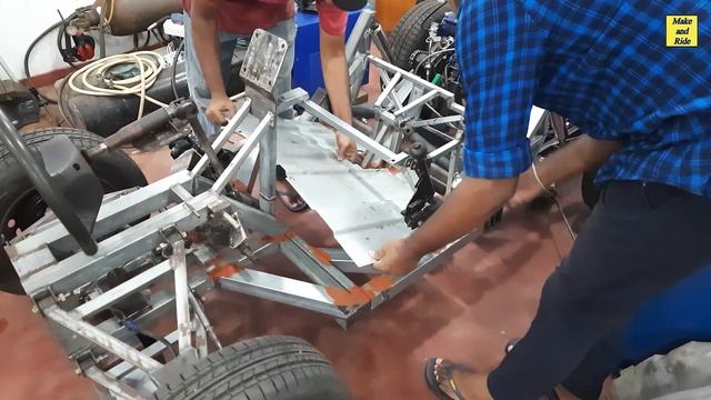 Homemade Tilting Buggy part 4 | Gear,Revers,Brake and test Drive смотреть онлайн