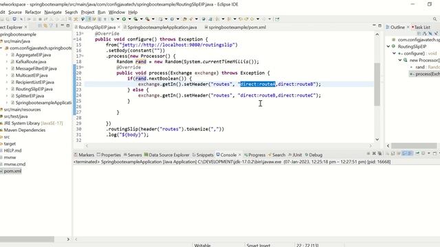 How to Use Spring Boot Apache Camel Routing Slip Pattern to Achieve Maximum Efficiency смотреть онлайн