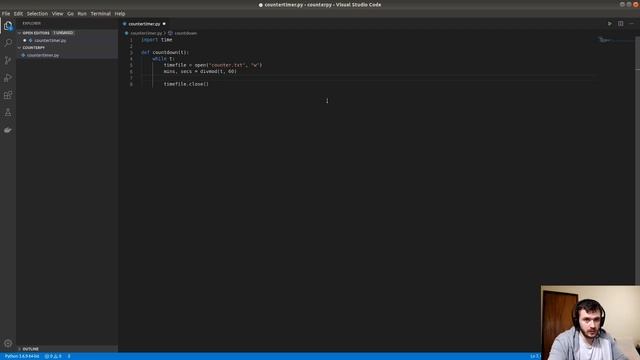 Easy countdown for OBS Studio in Python смотреть онлайн