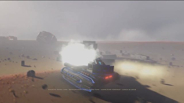 Galactic Tanks - First Spotlight - development game play in 3D and VR смотреть онлайн