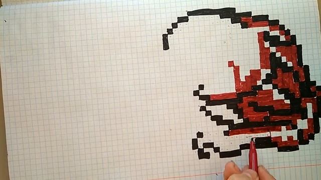 Как нарисовать по клеточкам девушку смотреть онлайн