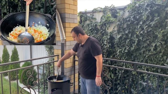 Борщ «Сибирский» в казане смотреть онлайн