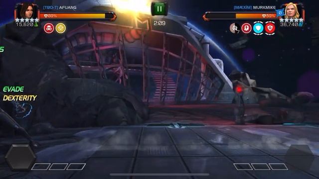 Quake Vs CMM on Node 49 Counter tactics | Marvel Contest of Champions смотреть онлайн