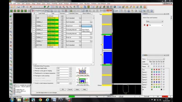 Tutorial Embedded Components Inner Layers Allegro Miniaturization Option смотреть онлайн