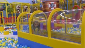 Baby goes to the indoor playgrounds wonderland | Video for children
