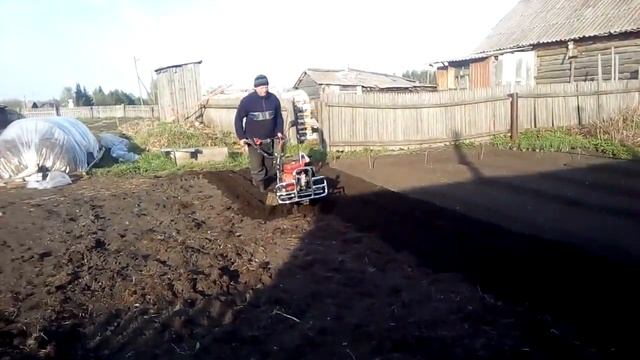 мотоблок на огороде смотреть онлайн