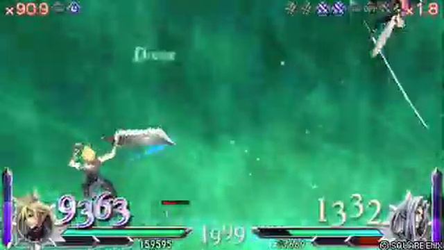 Dissidia 012 Final Fantasy: Cloud VS Sephiroth смотреть онлайн
