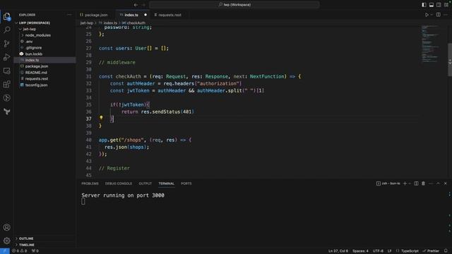 JWT Authentication in Bun: A Comprehensive Guide | Learn with Pratap смотреть онлайн