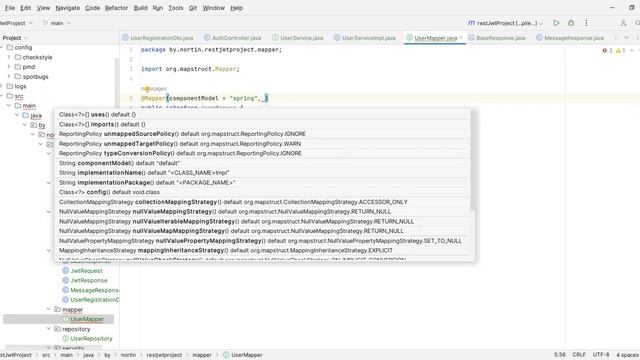 Java REST API wiht JWT-token, часть 5 смотреть онлайн