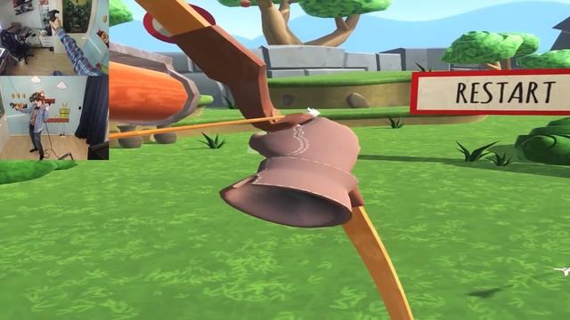 VIRTUAL BOW AND ARROW GAME! | Bowslinger: Virtual Reality Archery (HTC Vive Gameplay) смотреть онлайн