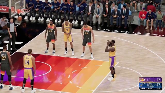 Los Angeles Lakers vs Utah Jazz | NBA Today 2/24/2021 Full Game Highlights | NBA 2K21 смотреть онлайн