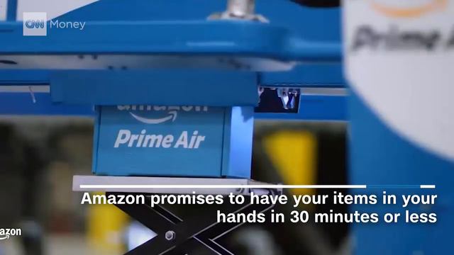Amazon's Prime Air makes first drone delivery смотреть онлайн