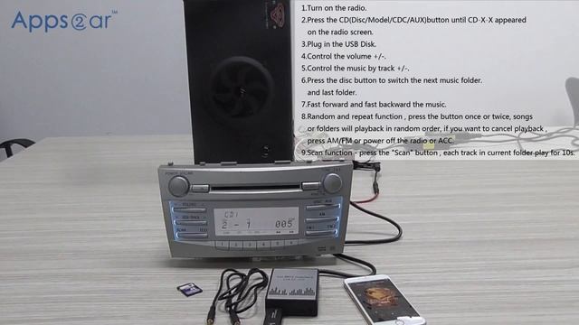 USB SD AUX in adapter смотреть онлайн