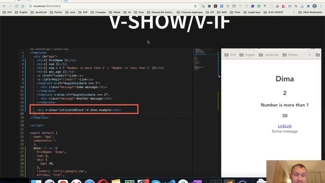 Light introduction to VUE.JS: Installing/Syntax/Examples смотреть онлайн