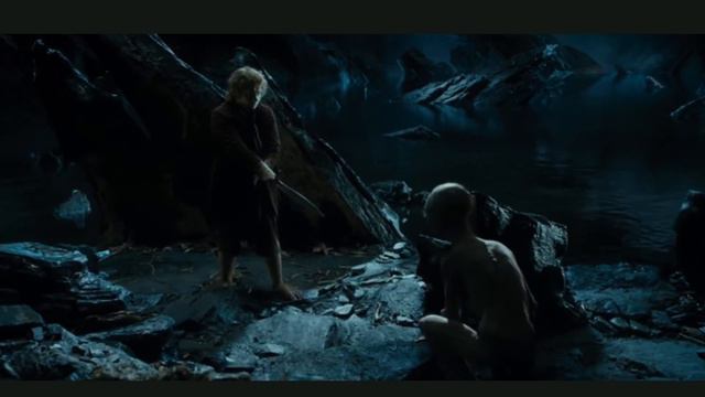 Хоббит озвучка, Бильбо и Голлум в пещере, часть первая. смотреть онлайн