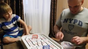 Купили Лёше настольный Хоккей!