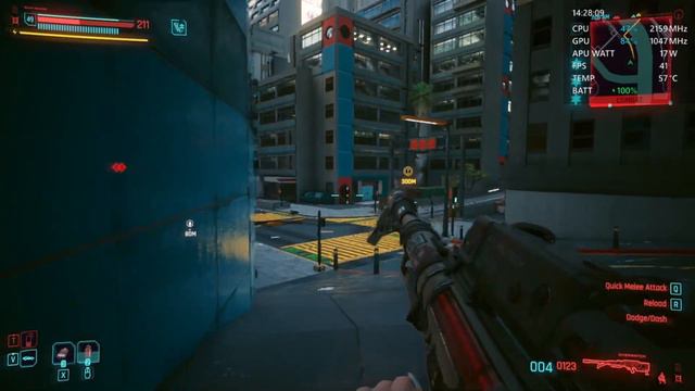 Cyberpunk 2.0 Performance Testing on ROG ALLY (Custom settings) смотреть онлайн