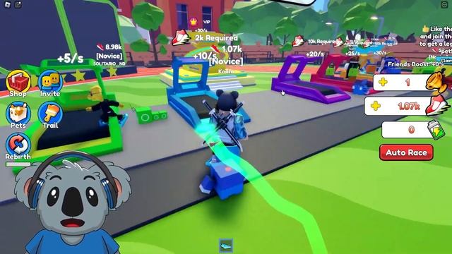 RUN KOALA RUN! - ROBLOX RUN STAR SIMULATOR смотреть онлайн