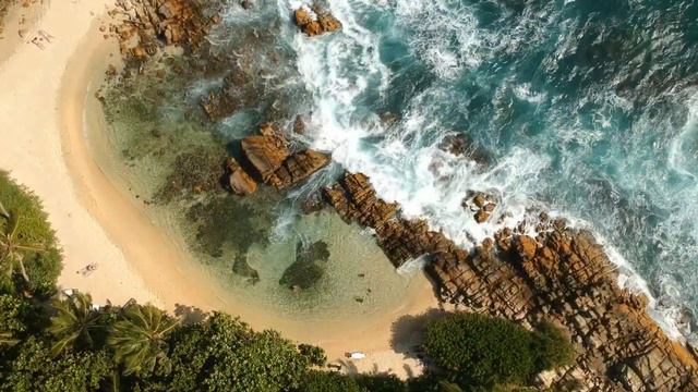 Secret beach. Mirissa. Sri-Lanka. Пляжи Шри-Ланки от KseniiaSun смотреть онлайн