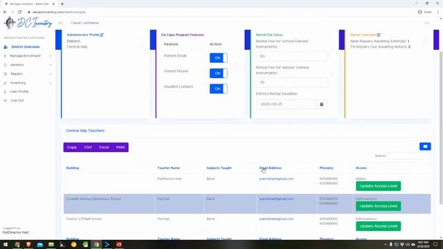 Da Capo Library and Musical Instrument Inventory Overview смотреть онлайн