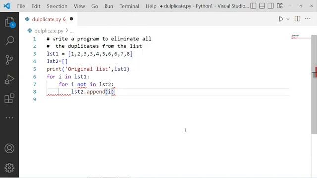 Python Program To Remove Duplicate Numbers From A List | BY Harmeet Sir смотреть онлайн