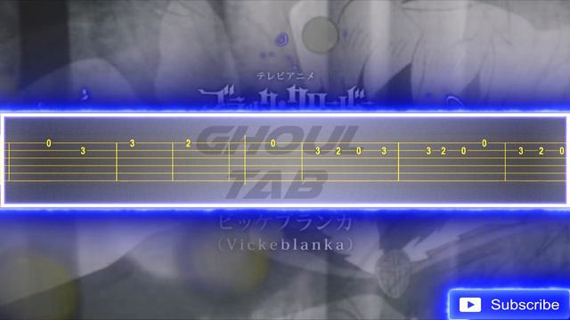 Black Clover - Opening 10 Black Catcher Guitar Tab 譜 Tutorial