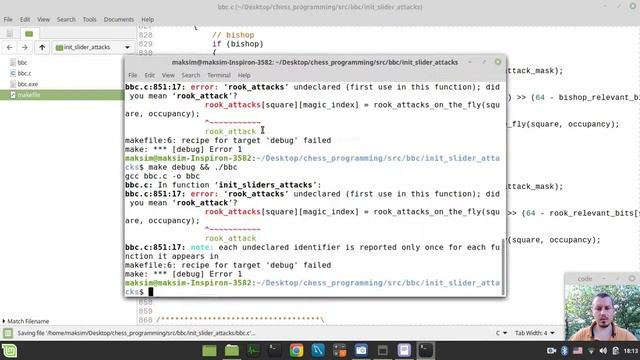 Bitboard CHESS ENGINE in C: initializing SLIDER PIECES attack tables using PLAIN MAGIC BITBOARDS смотреть онлайн