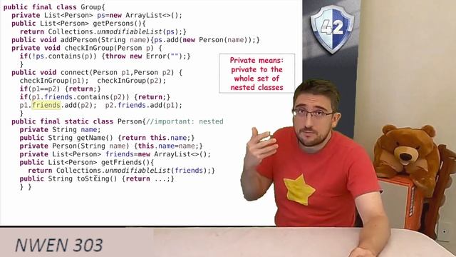 NWEN303 Lect16_b: Encapsulation in Java смотреть онлайн