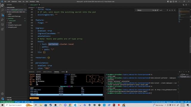 Quick and Easy Portainer Installation on Kubernetes Cluster using Helm смотреть онлайн