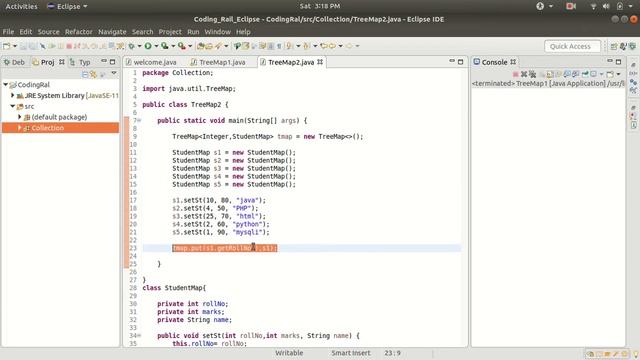 #8.2 - Java Tree Map In Collection Java | SortedMap+NavigableMap | Coding Rail | JAVA Programming смотреть онлайн