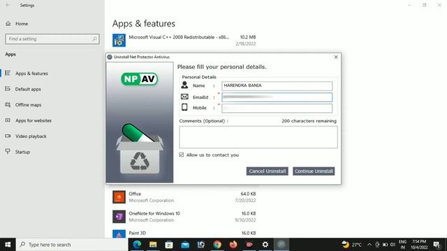 Uninstall NPAV Antivirus in Windows 10 // How to uninstall npav смотреть онлайн
