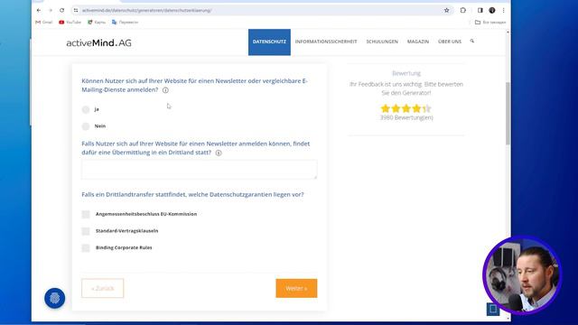 Защита данных в Германии, datenschutzerklärung для сайта 2 смотреть онлайн