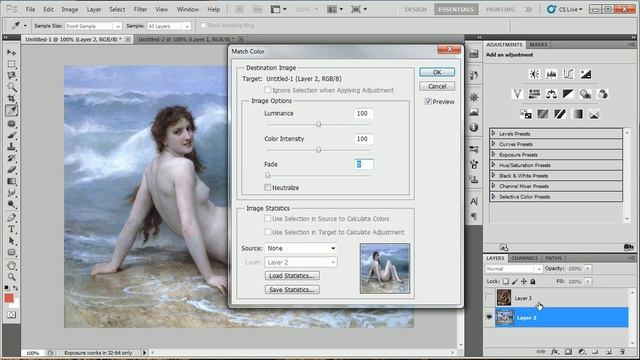 Photoshop Tips & Tutorials #4 'Match Color' смотреть онлайн