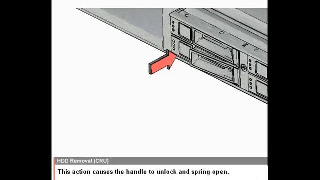 Sun Server X2-8: Removing a Hard Disk Drive смотреть онлайн