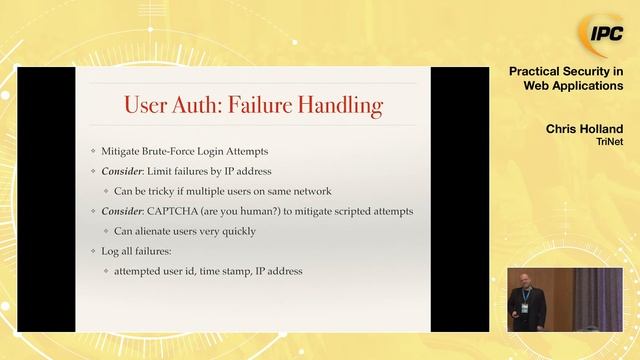 Practical Security in Web Applications | Chris Holland смотреть онлайн