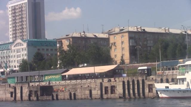 Красноярск, прогулка по Енисею смотреть онлайн