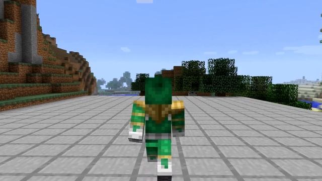 Green Power Ranger Minecraft Skin Spotlight смотреть онлайн