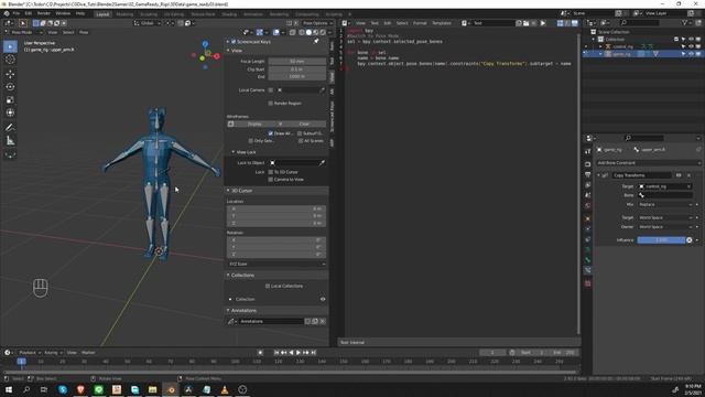 [Blender 2.8/2.9] Game-ready Rigs #1 - (UE4/Unity/Godot) смотреть онлайн