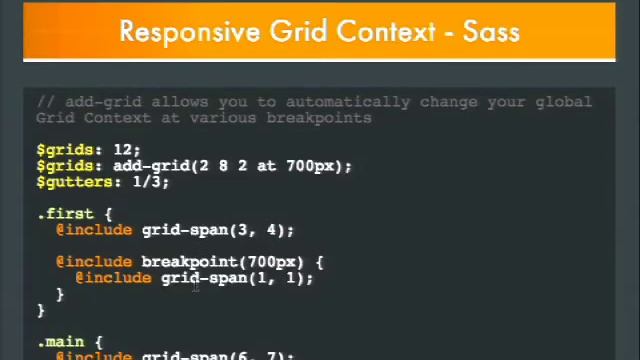 DrupalCon Portland 2013: MANAGING RESPONSIVE WEB DESIGN WITH SASS AND BREAKPOINT смотреть онлайн