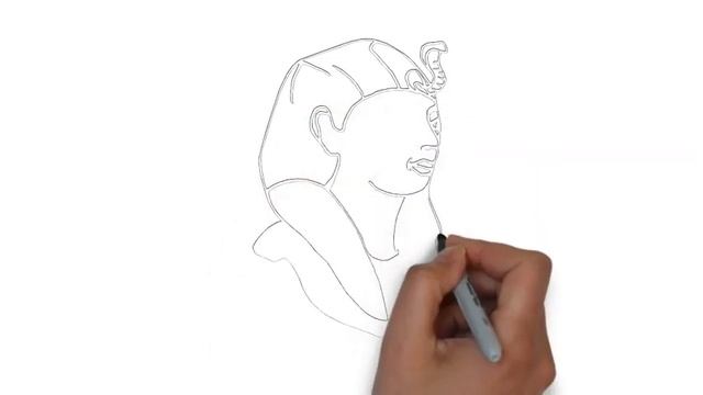 как нарисовать фараона,how to draw a pharaoh,cómo dibujar un faraón,come disegnare un faraone смотреть онлайн