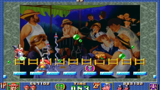 Pang 3 arcade 2 player Netplay 60fps смотреть онлайн