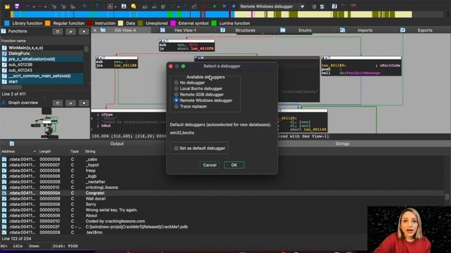 Reverse Engineering 101 - Introduction to IDA PRO: Reversing/Patching a Binary from crackmes.one смотреть онлайн