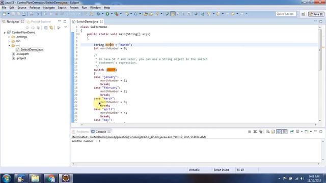 What is the switch statement (String) in Java? | Java Tutorial смотреть онлайн