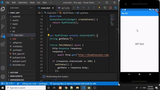 Flutter Mobile App Development - How to Fetch data from an API смотреть онлайн