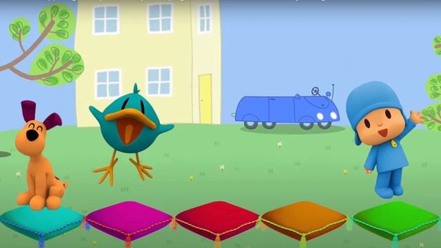 Five little monkeys jumping on the bed / Pocoyo / For Kids смотреть онлайн