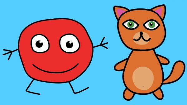 КРАСНЫЙ ШАР и КОТИК БУБУ в стране СТИКМЕНОВ #1. ИГРА Draw a Stickman EPIC 2 на канале Игрули TV