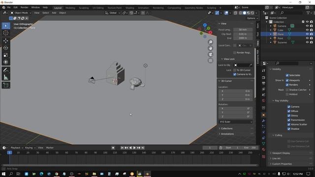 Use Backface Culling To Make Objects Transparent Based On Perspective - Blender смотреть онлайн