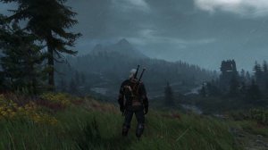 THE WITCHER 3 Skellige Ambience + OST | Fields of Ard Skellig | Snow, Rain + Thunder | 1 HOUR