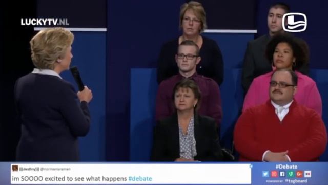 Bill Clinton plays sax with Donald and Hillary in Second Presidential Debate смотреть онлайн
